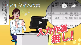アニメで見る勤怠管理・人事給与システム「KING OF TIME」:多彩なタイムレコーダー