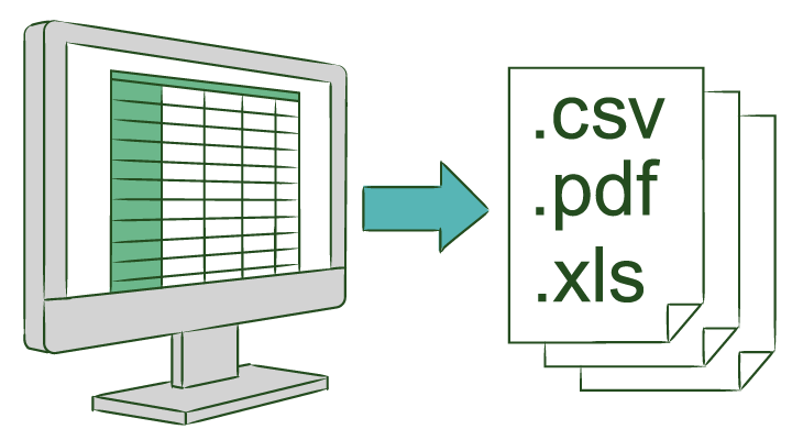 帳票出力 Excel Csv Pdf 機能 勤怠管理システム市場シェアno 1 King Of Time キングオブタイム