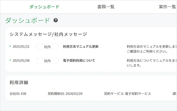 メッセージ管理