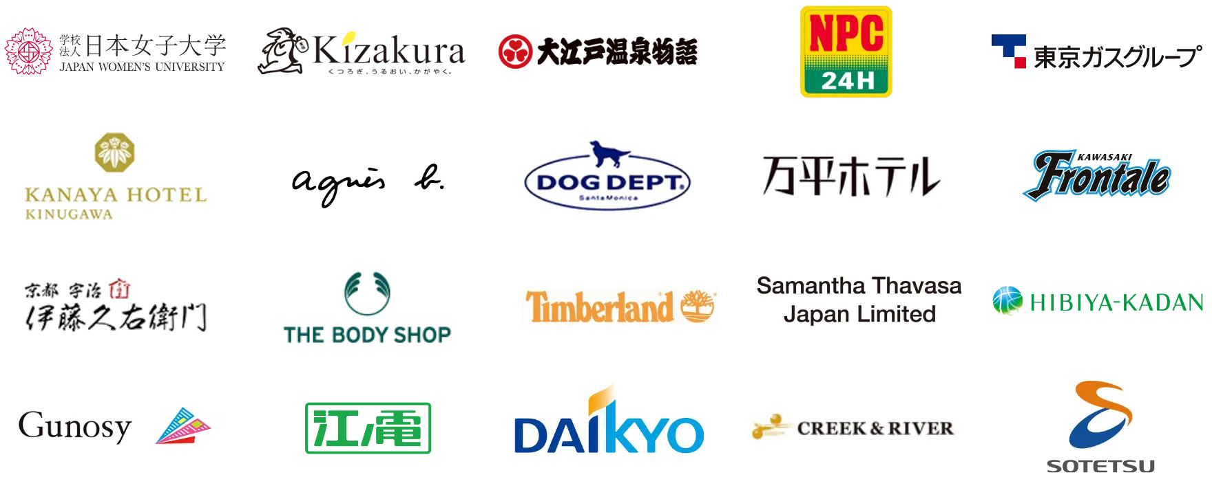 様々な業界のご利用企業