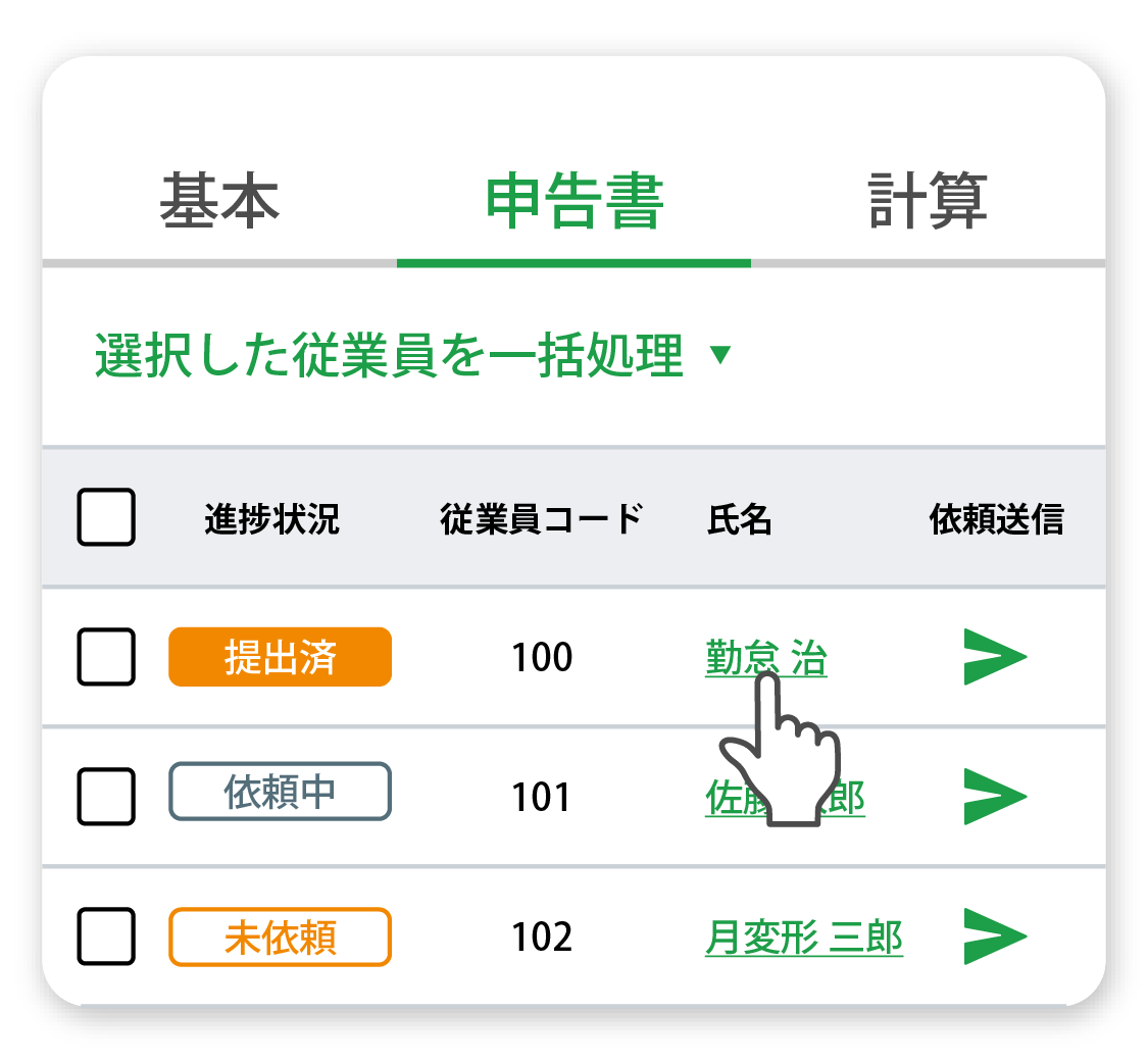 年末調整 管理者