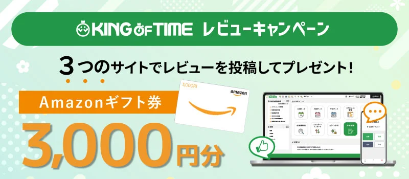 レビュー投稿キャンペーンFV